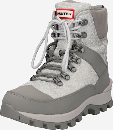 HUNTER Snow Boots in Grey: front