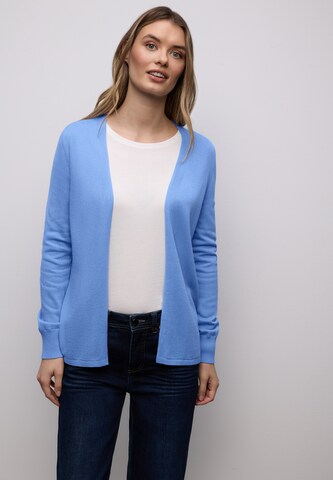 STREET ONE Knit Cardigan in Blue: front