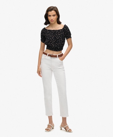 Superdry Blouse in Zwart: voorkant