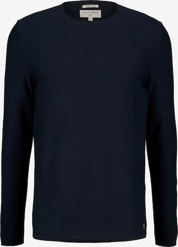 TOM TAILOR DENIM Sweater in Blue: front