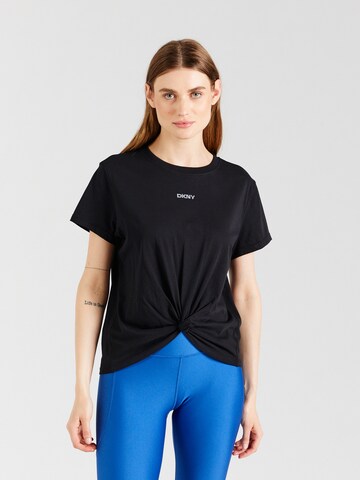 DKNY Performance Functioneel shirt in Zwart: voorkant