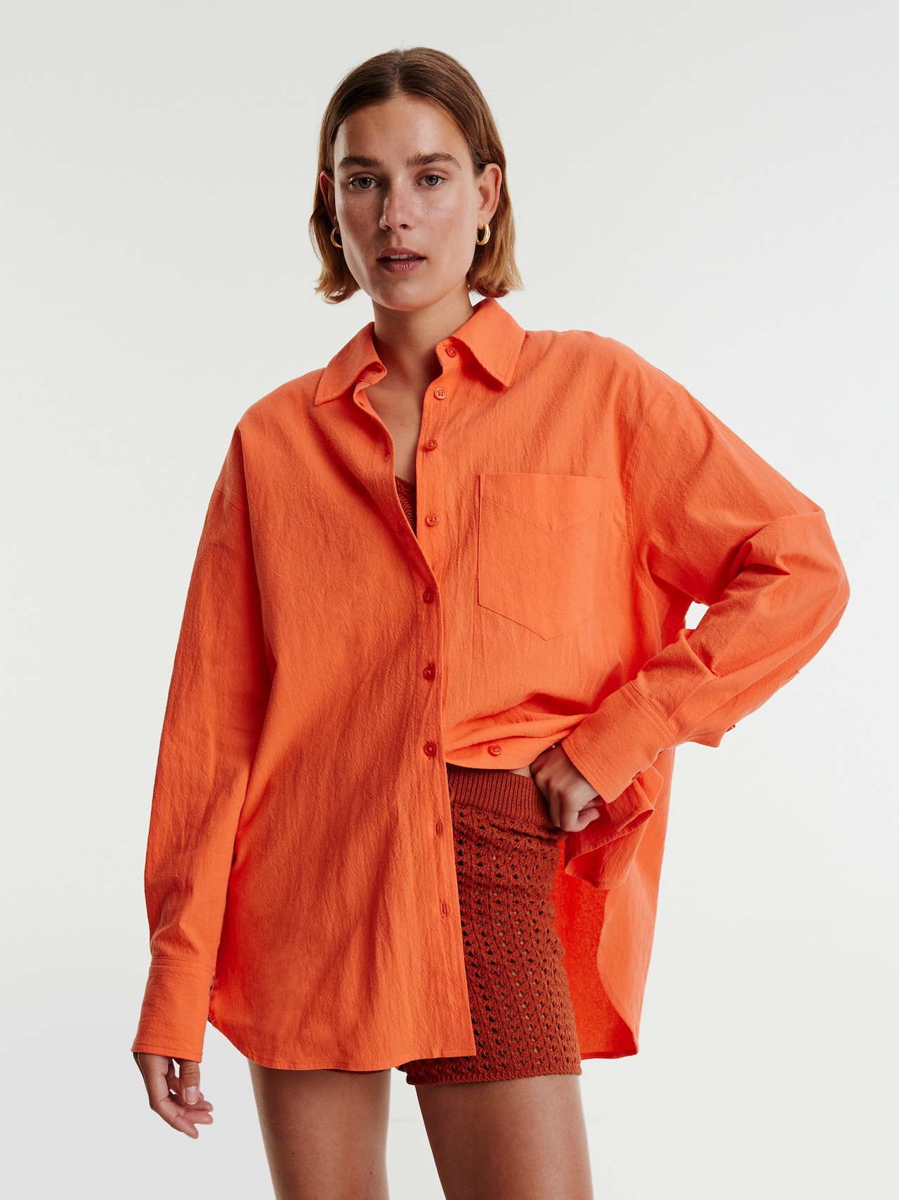 EDITED T-shirt 'Nika' orange