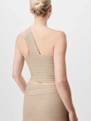 Top 'Connie' di LeGer by Lena Gercke in beige