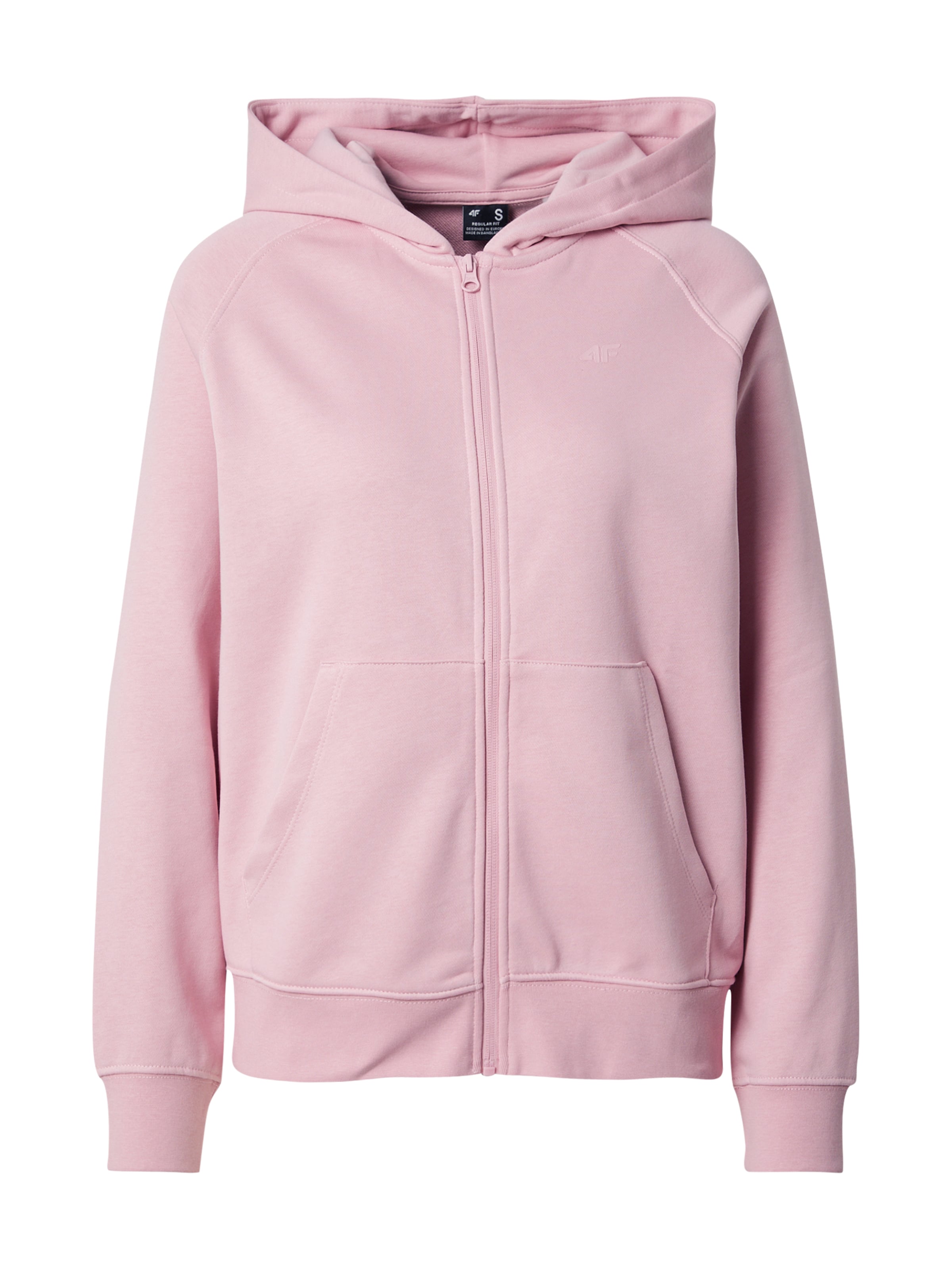 Veste de survêtement 4F en rose : devant