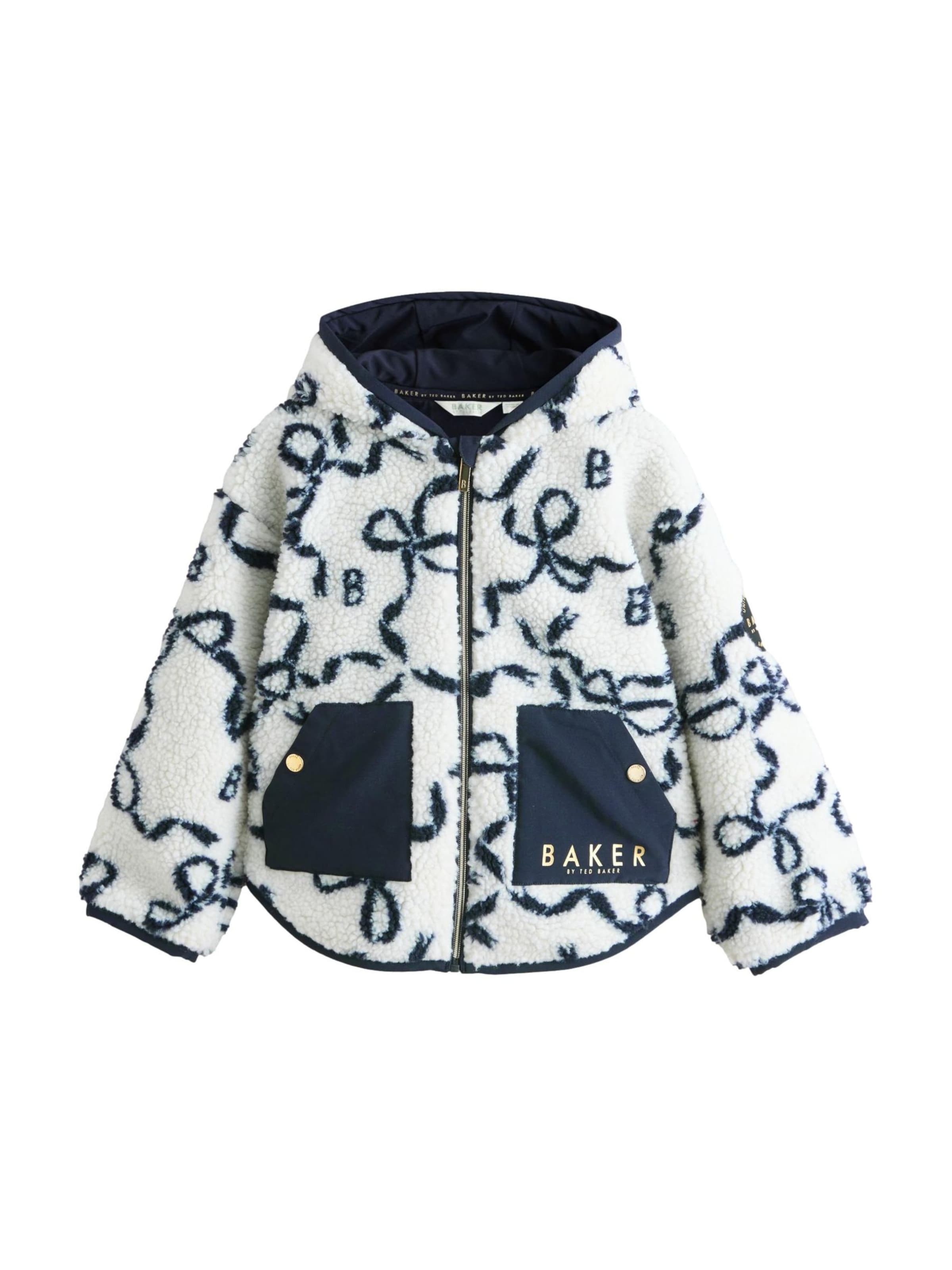 Baker by Ted Baker - Casaco de velo em branco: frente