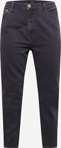 River Island Plus Tapered Jeans 'Carrie' in Schwarz: predná strana