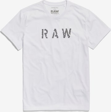 G-Star RAW Tričko – bílá: přední strana