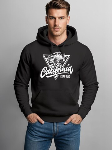 Neverless Sweatshirt 'California Wave' in Black