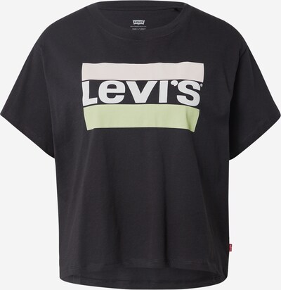 Maglietta 'Graphic Varsity Tee' LEVI'S ® di colore verde pastello / nero / bianco, Visualizzazione prodotti
