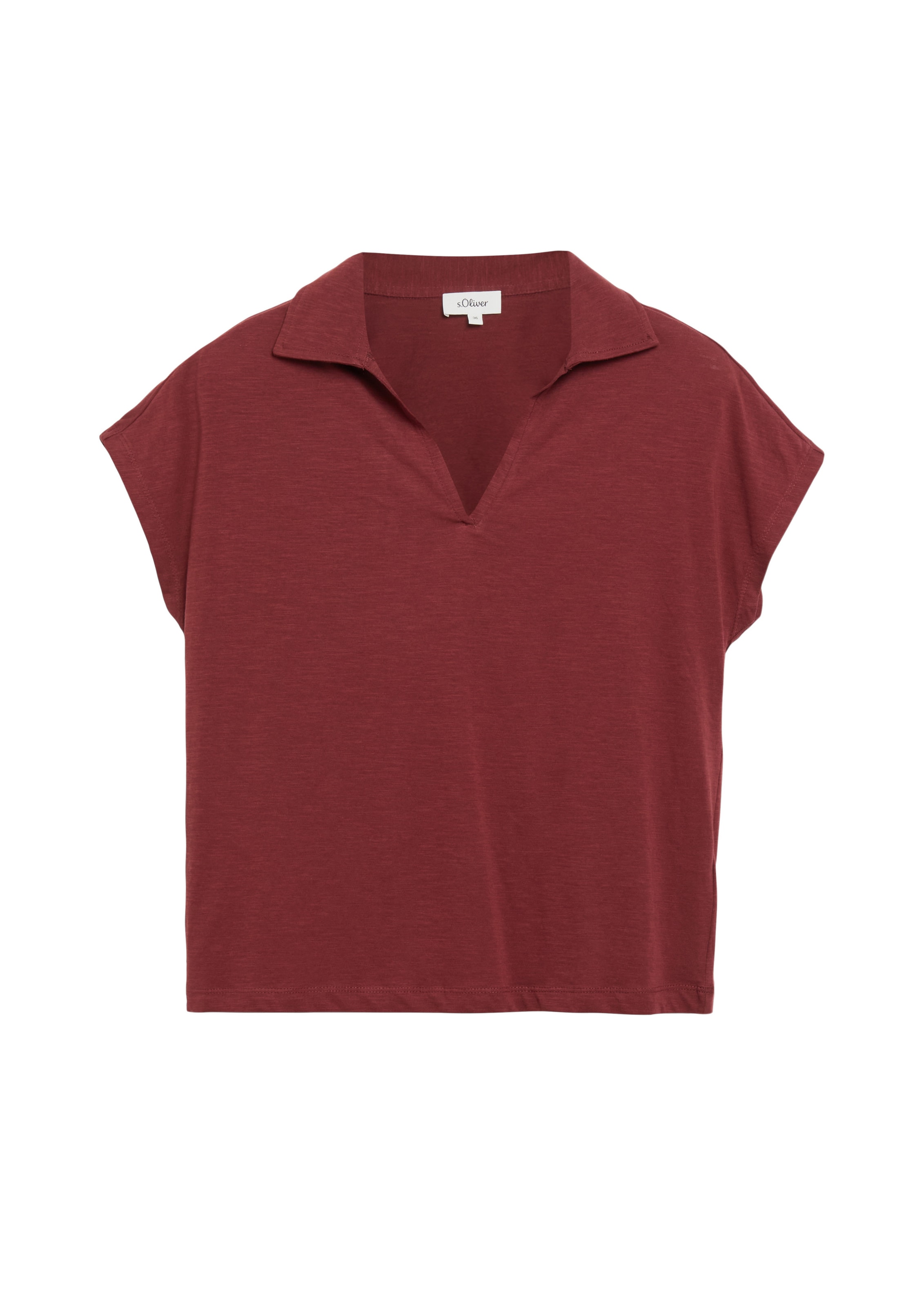 s.Oliver Shirt in Rood: voorkant
