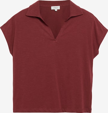 s.Oliver Poloshirt in Rot: Vorderseite