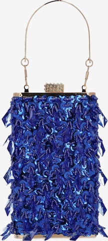 faina - Bolso de noche en azul: frente