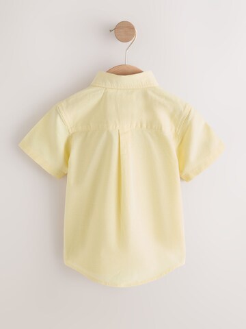 Next Regular fit Button Up Shirt in Yellow