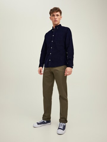 JACK & JONES Regular fit Overhemd in Blauw