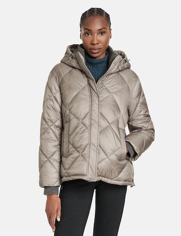 GERRY WEBER Winter Jacket in Beige: front