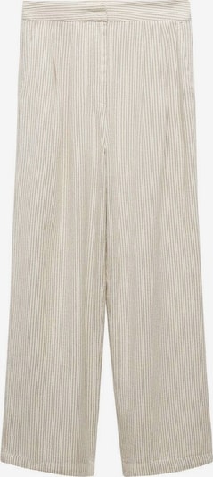 MANGO Plisované nohavice 'Bali' - krémová / tmavobéžová, Produkt