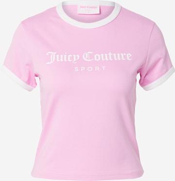 Juicy Couture Tričko 'Ringer' – pink: přední strana