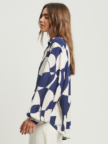 St MRLO Blouse 'Swansea' in Blauw