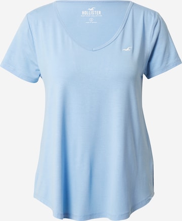 HOLLISTER Koszulka 'EMEA' w kolorze niebieski: przód