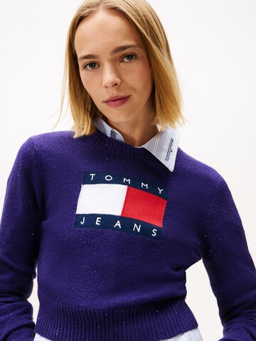 Tommy Jeans Pullover in Lila