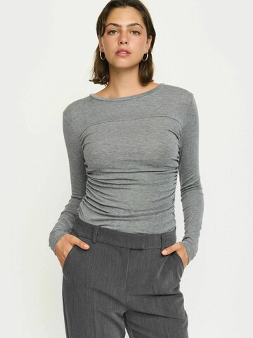 Soft Rebels Shirt 'Roman ' in Grau: Vorderseite
