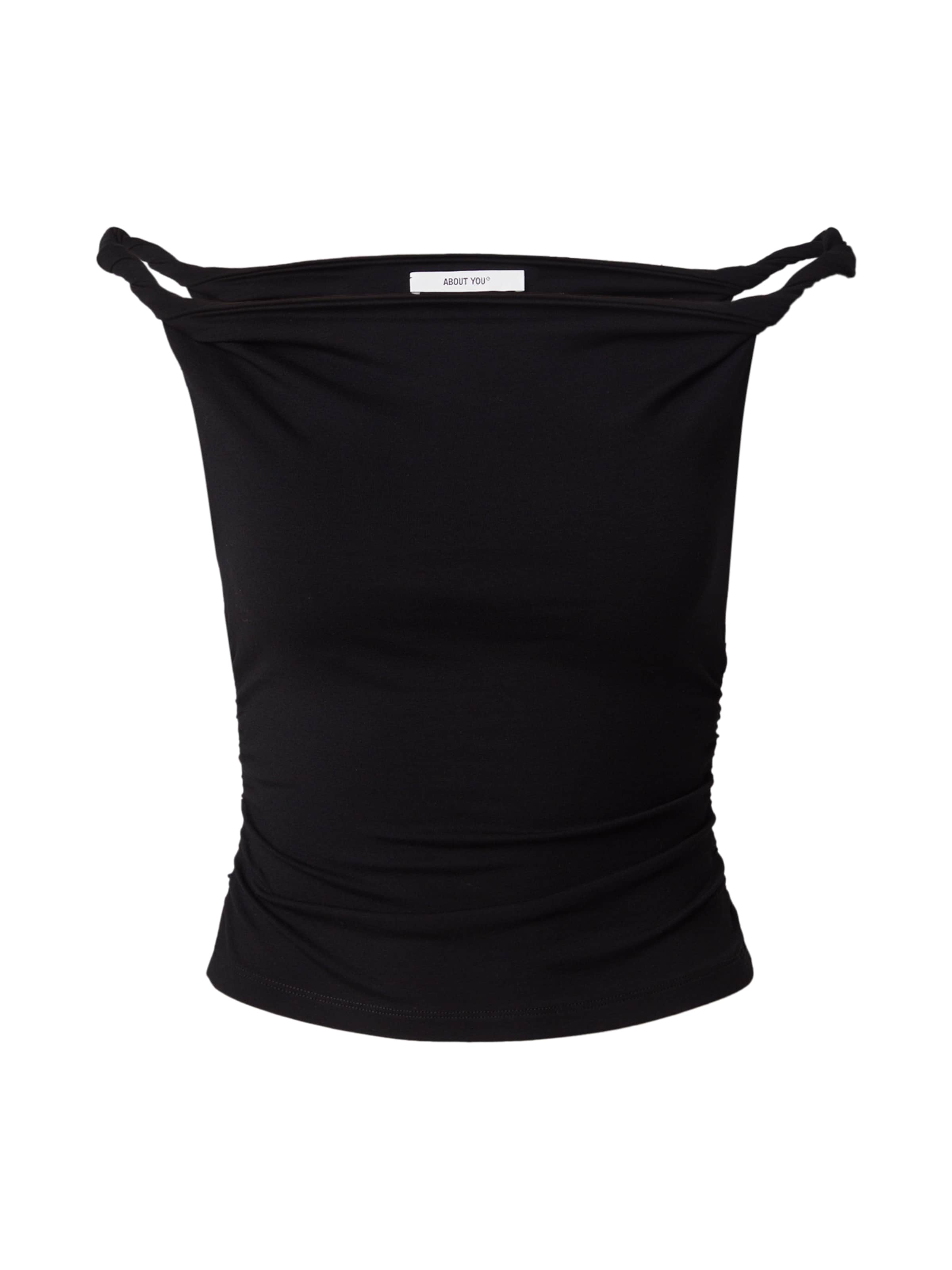 ABOUT YOU Top in Black: front