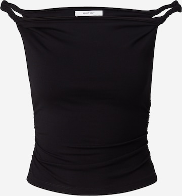 ABOUT YOU Topp, värv must: eest vaates