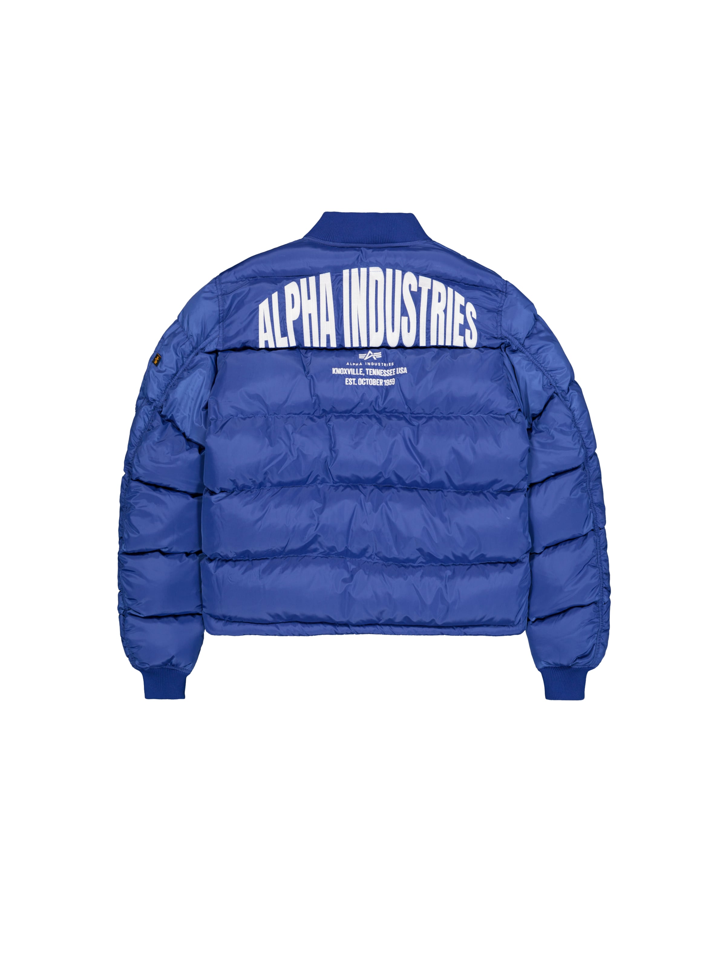 ALPHA INDUSTRIES Jacke 'Ma-1' in Blau: Rückseite