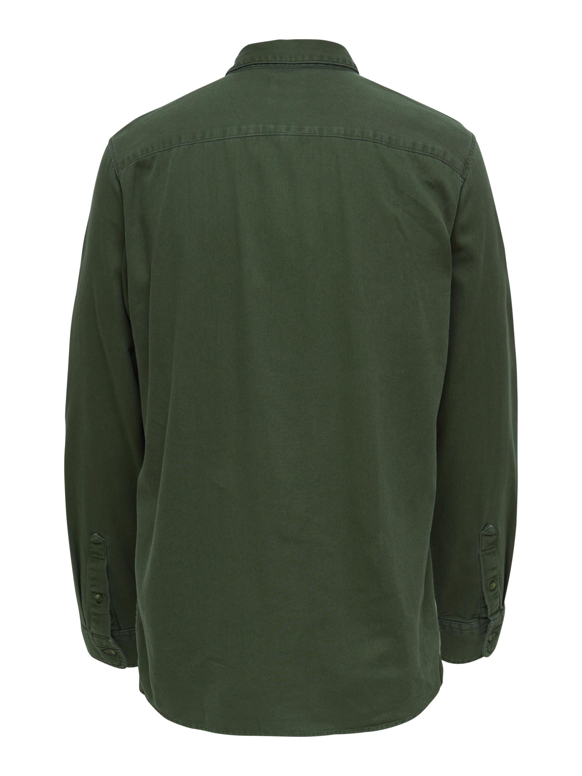 Männer Hemden Only & Sons Hemd 'Bryce' in Khaki - KX28831 Männer Hemden Only & Sons Hemd 'Bryce' in Khaki - KX28831