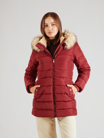 ONLY Winter coat 'CAMILLA' in Red: front