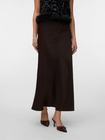 Gonna 'VMCharm' di VERO MODA in marrone: frontale