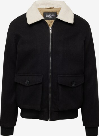 BURTON MENSWEAR LONDON Between-Season Jacket in Black: front