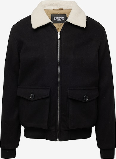 BURTON MENSWEAR LONDON Between-season jacket in Black / Wool white, Item view