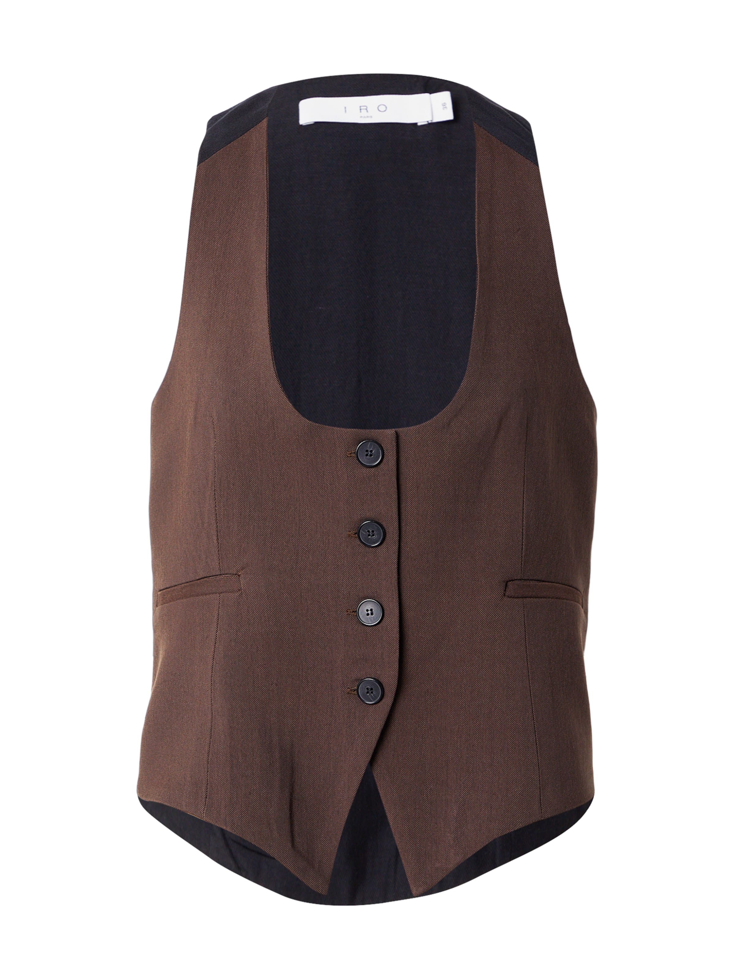 Gilet de costume 'CALA' IRO en marron : devant