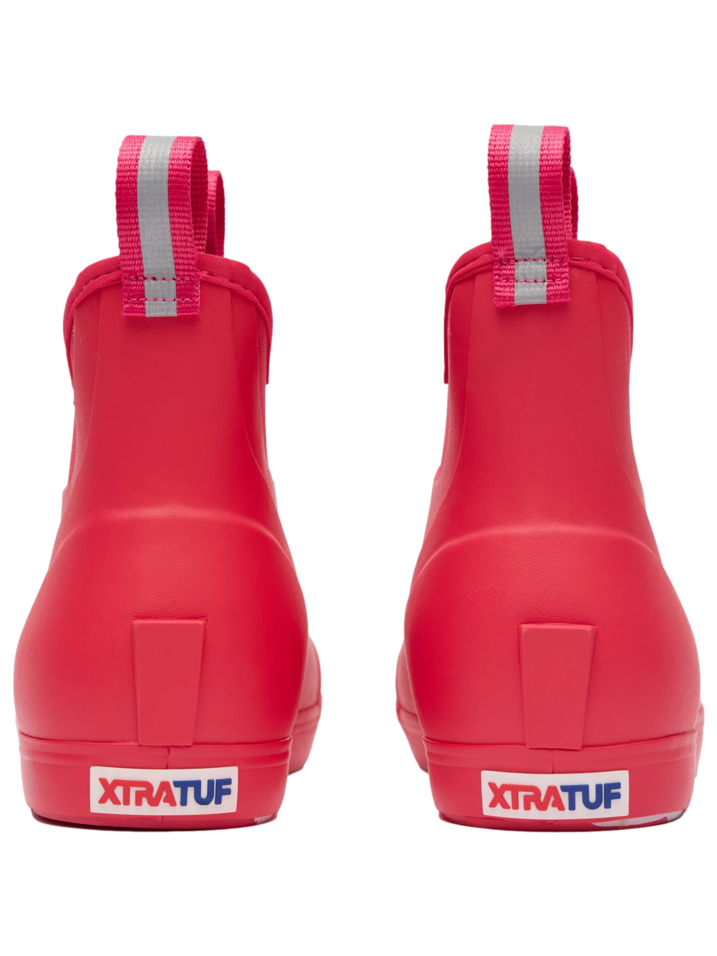 XtraTuf Rubber Boots 'Womens Ankle Deck Boot' in Red