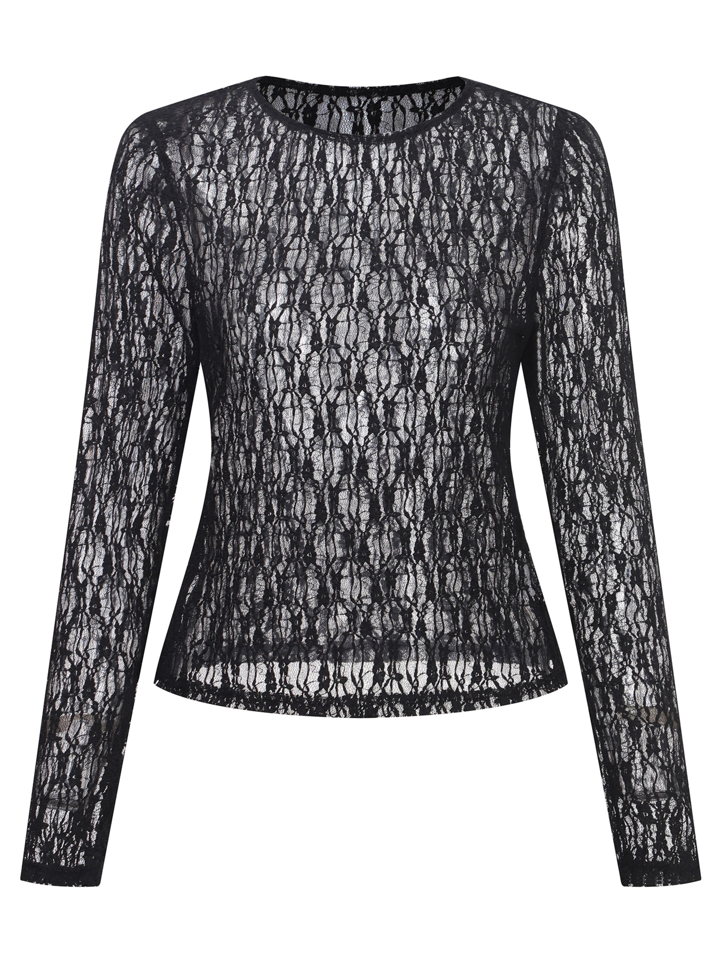 LapaPlus Shirt 'Women Tops' in Zwart