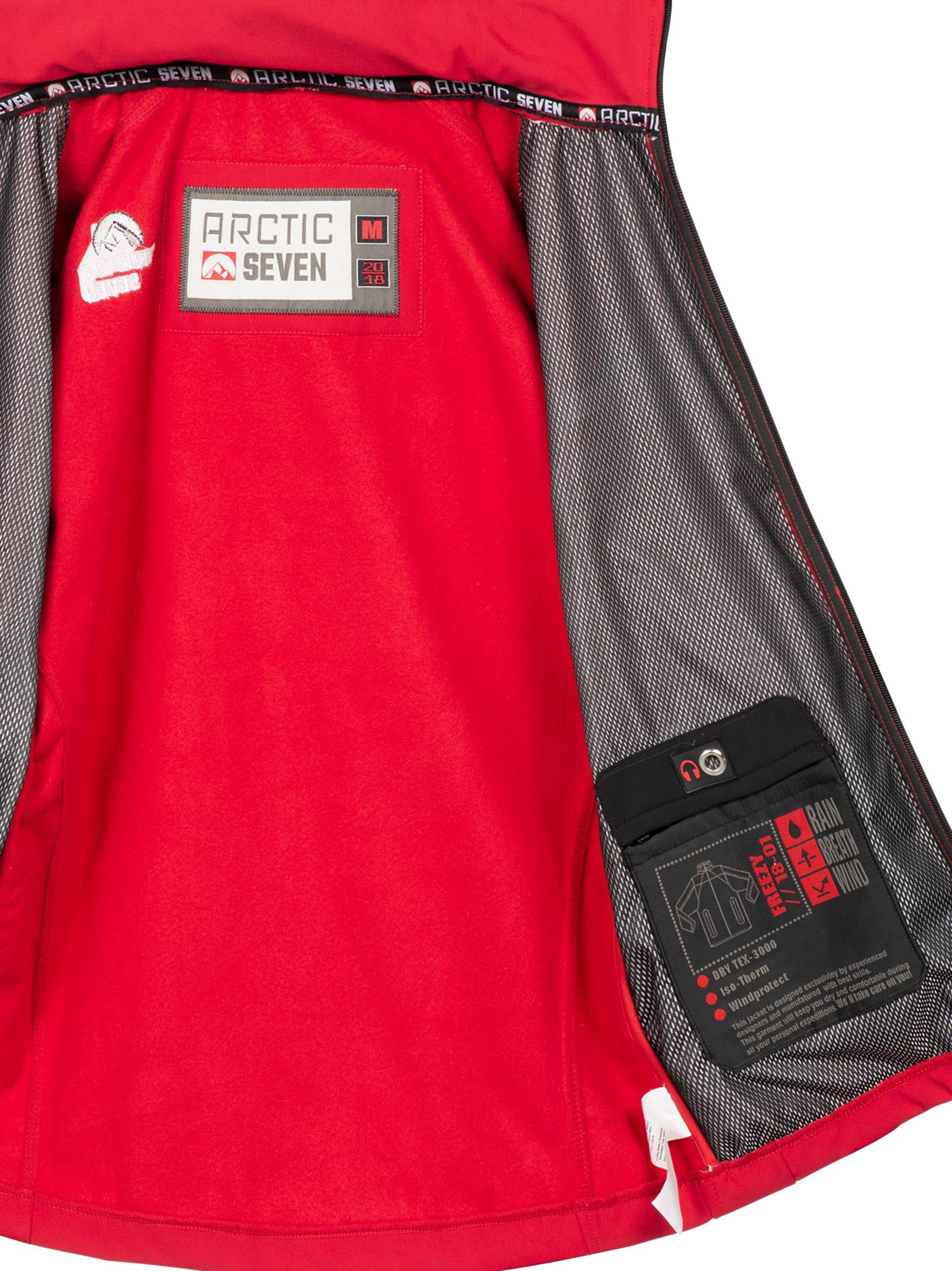 Arctic Seven Functionele jas in Rood