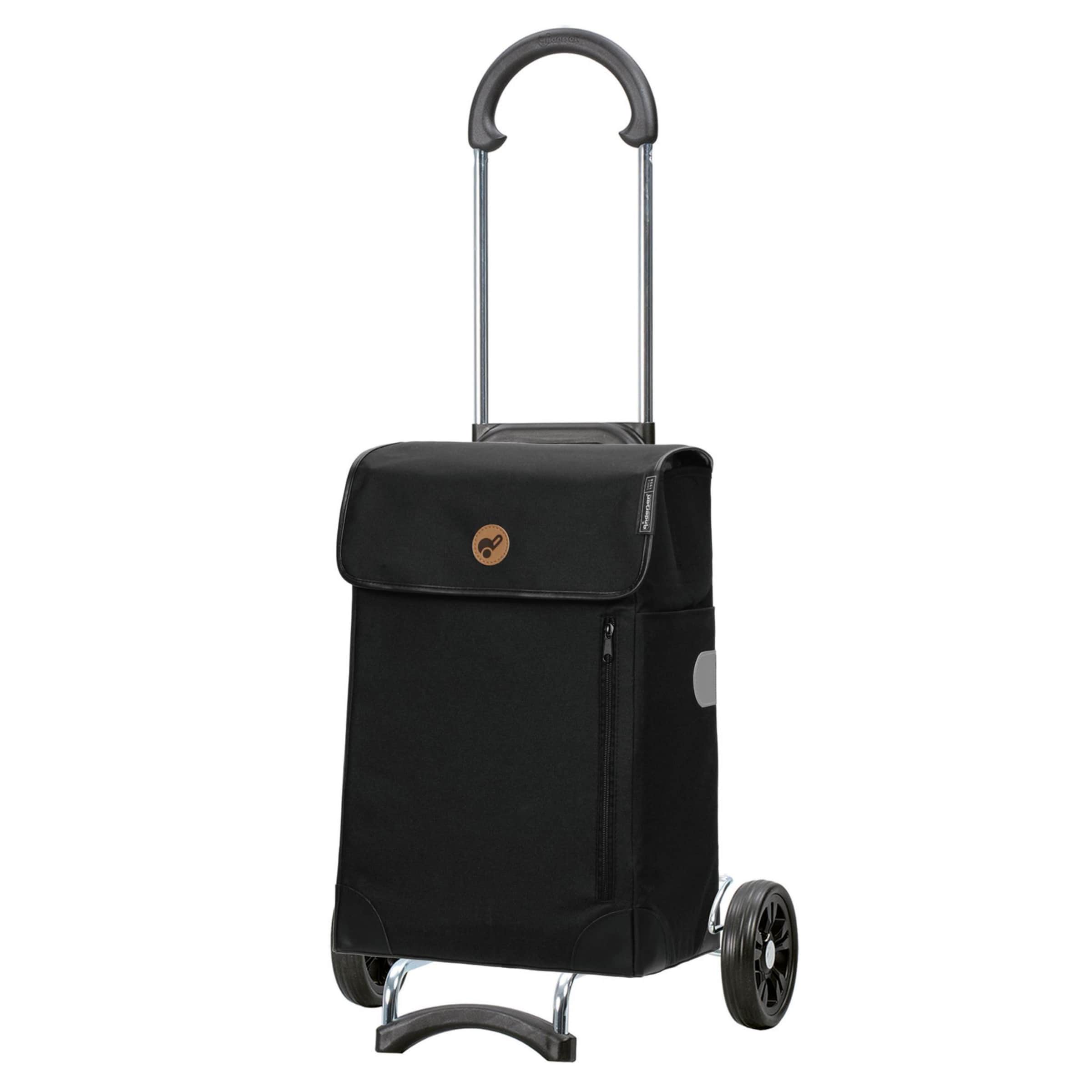Andersen Shopper Trolley 'Scala' in Zwart: voorkant