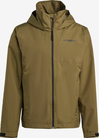 ADIDAS TERREX Outdoorjacke in Grün: predná strana