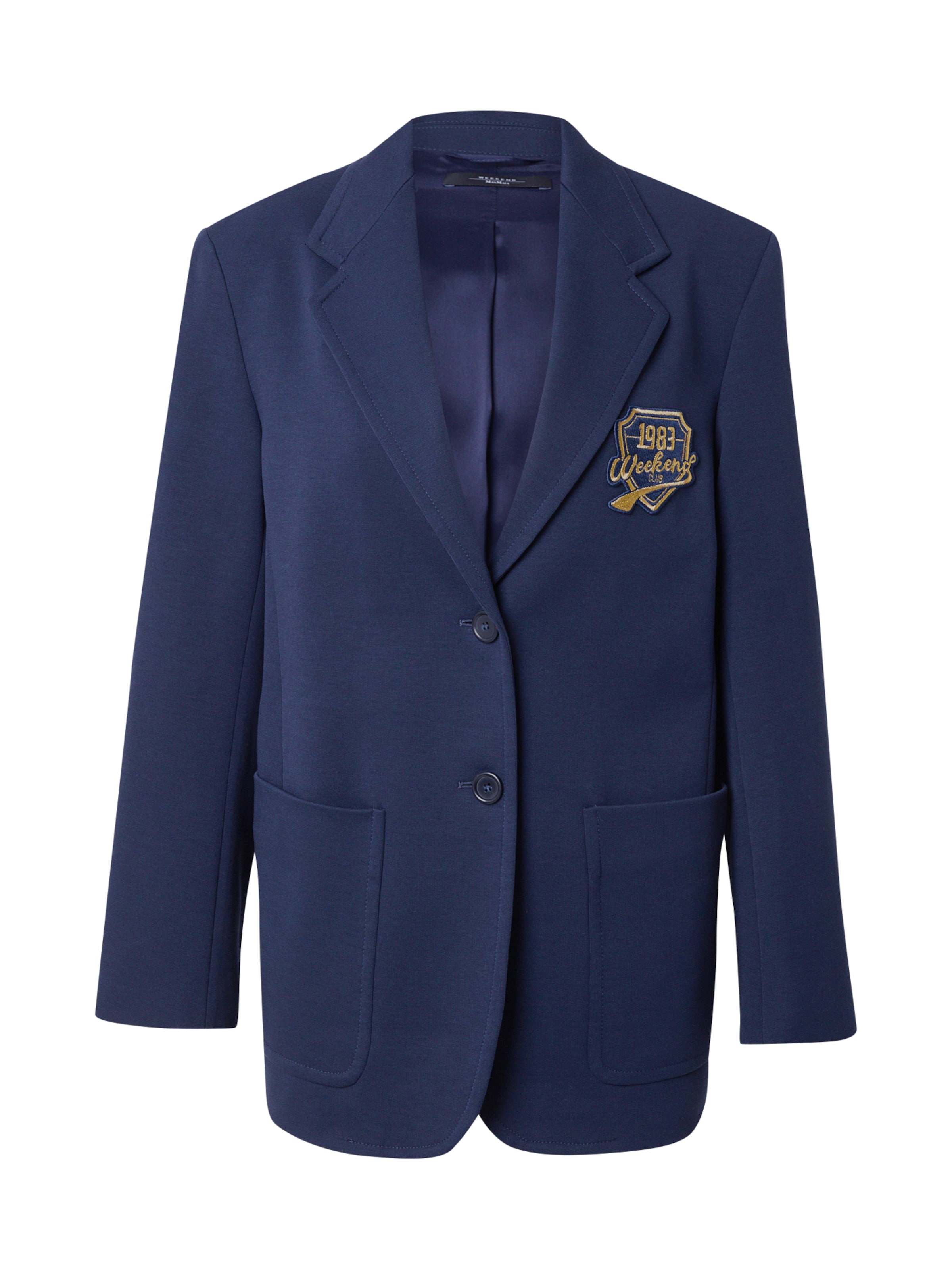 Weekend Max Mara Blejzer 'BRAMA' - Modrá: predná strana