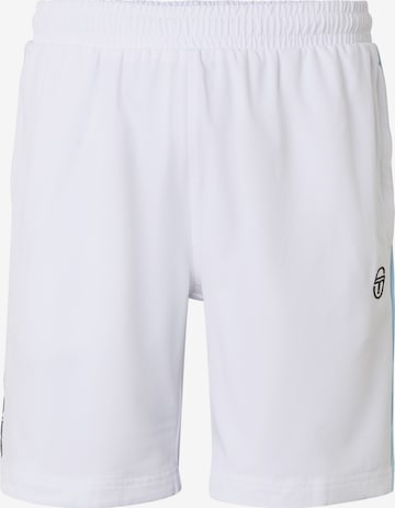 Sergio Tacchini Sportovní kalhoty 'Goccia' – bílá: přední strana