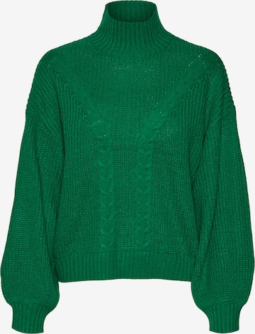 VERO MODA Пуловер в зелено: отпред