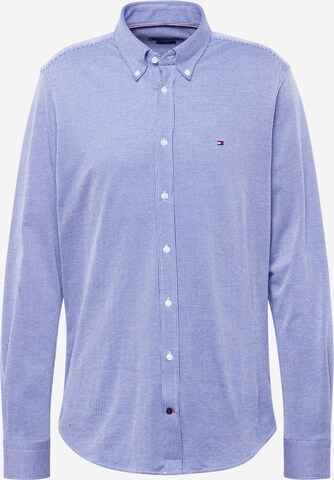 Tommy Hilfiger Tailored Regular fit Button Up Shirt in Blue: front