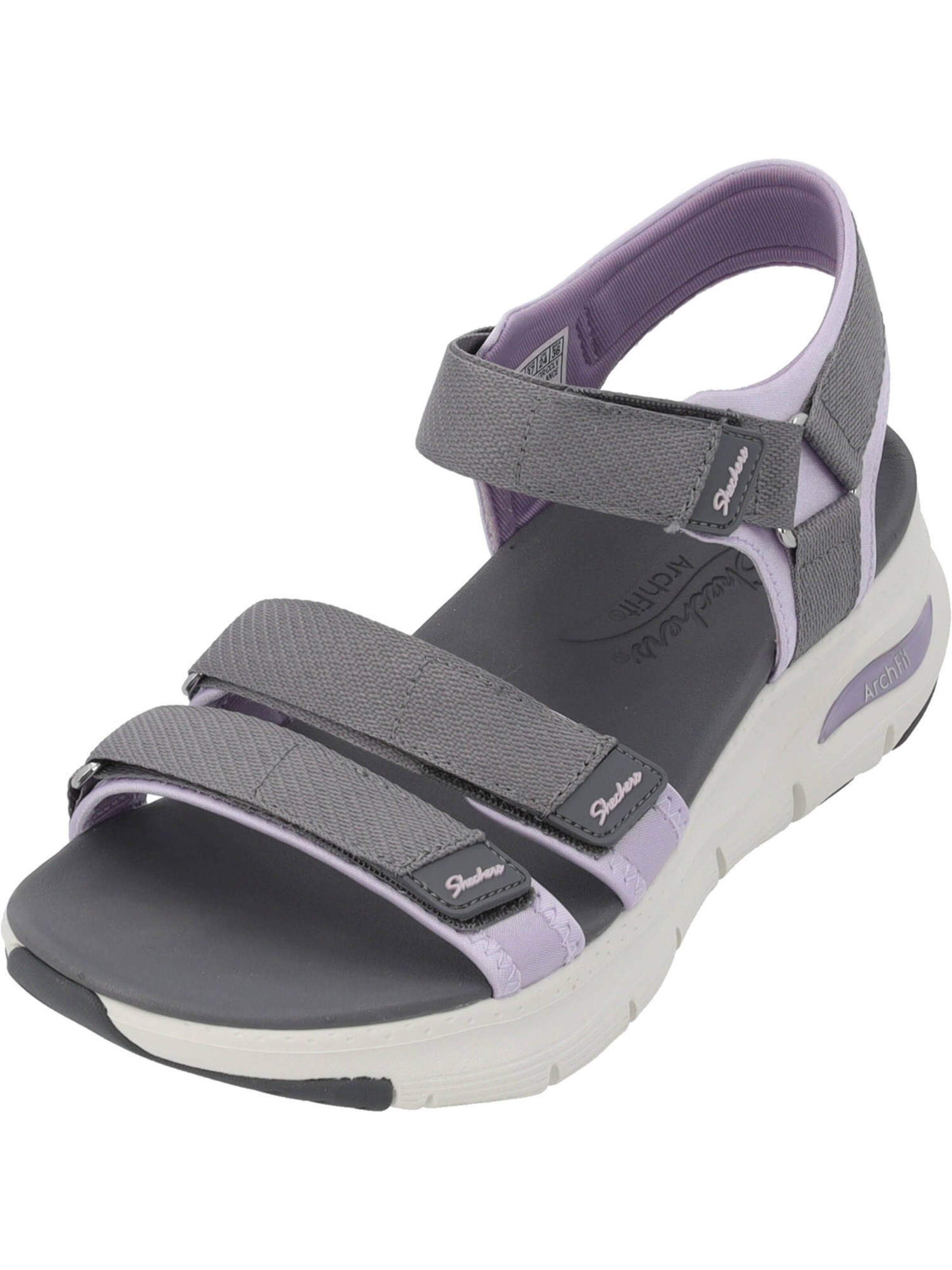 Sandale skechers gris on sale