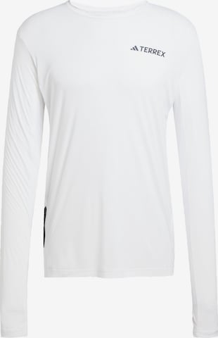 ADIDAS TERREX Performance shirt 'Xperior' in White: front
