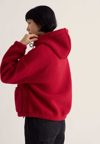 Veste en polaire 'Wooded Trail' Seasalt Cornwall en rouge