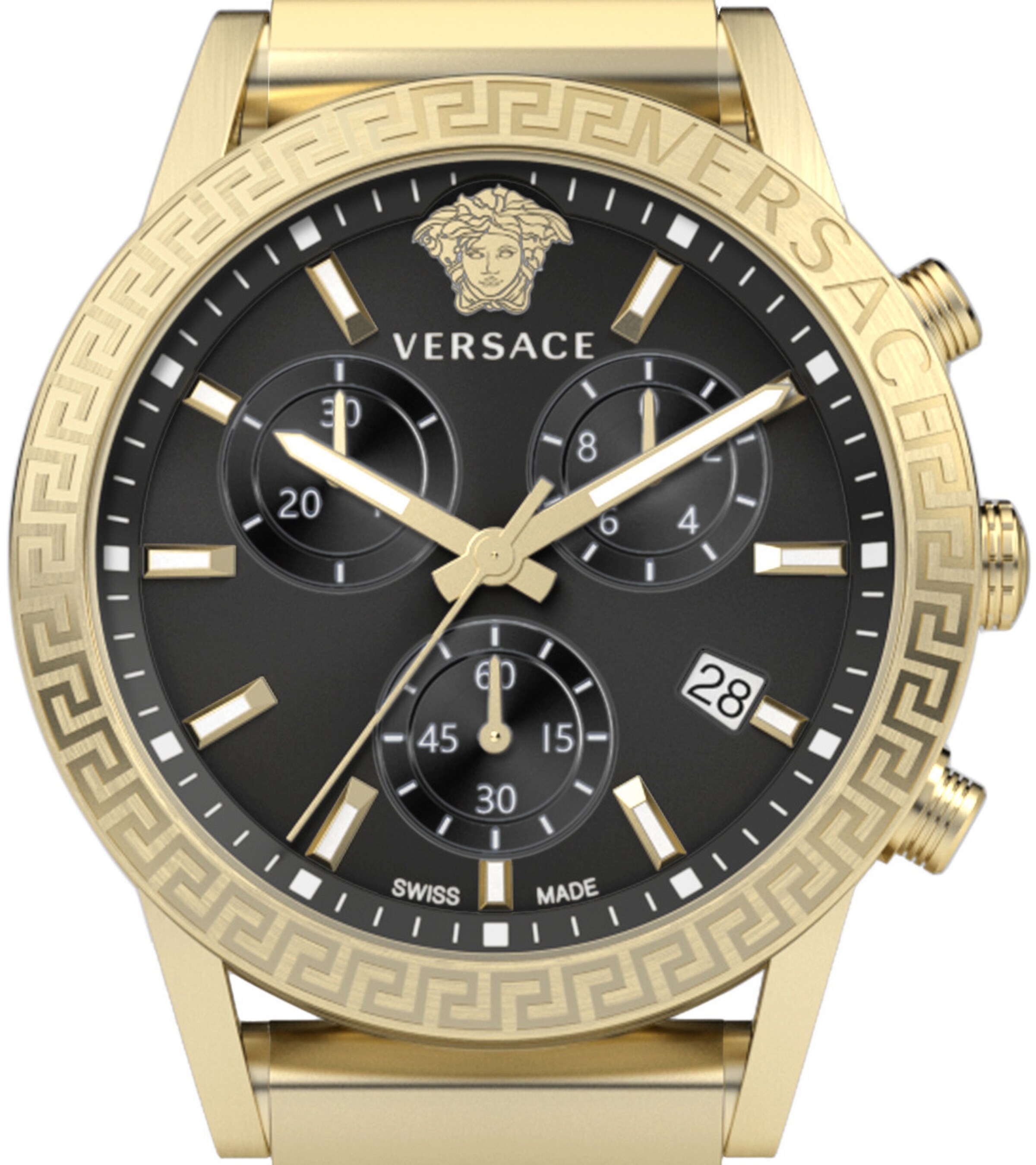 VERSACE Analoog horloge 'Sport Tech' in Goud