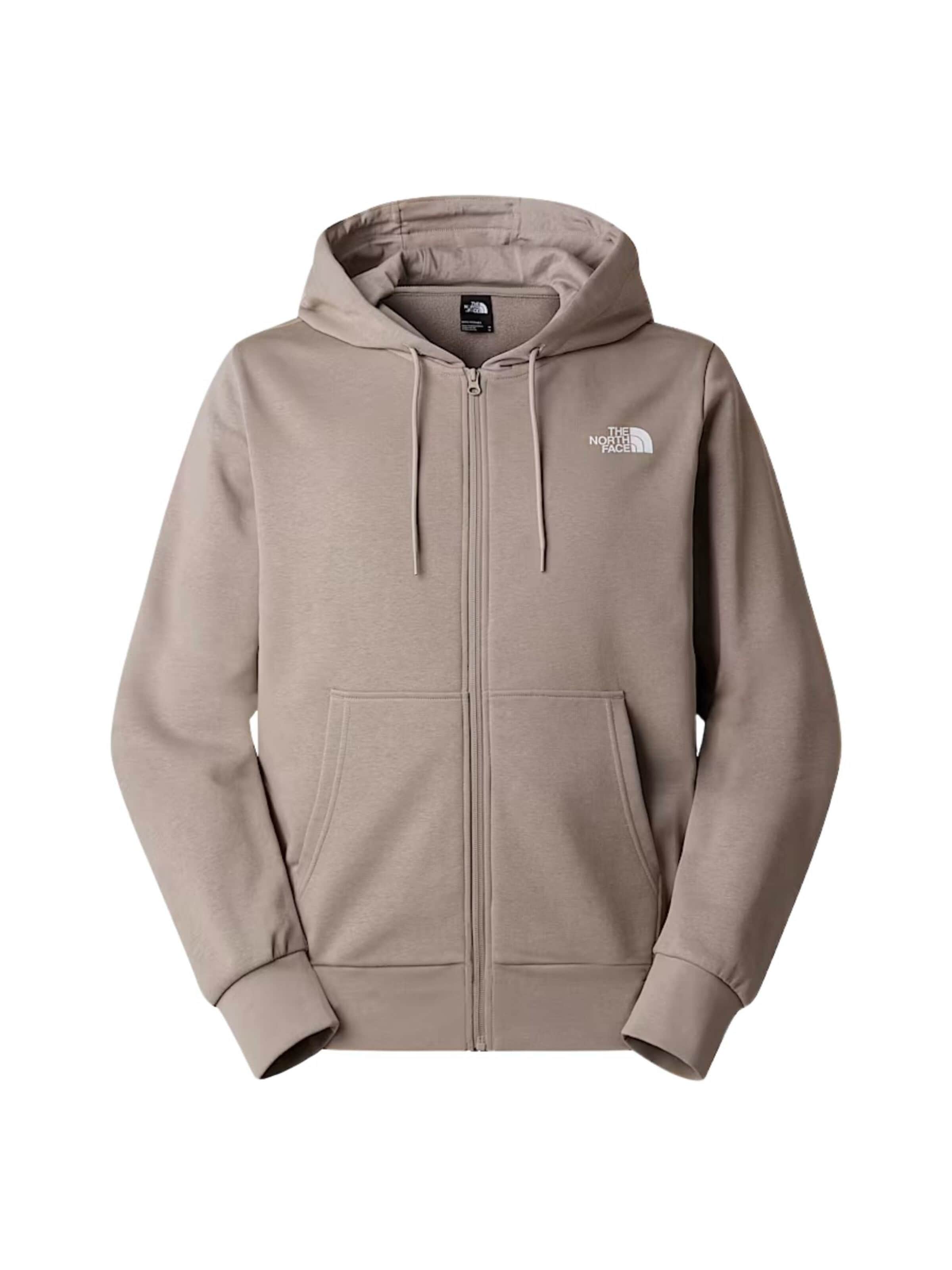 Sweat-shirt 'SD LIGHT REG FZ HD' THE NORTH FACE en gris : devant