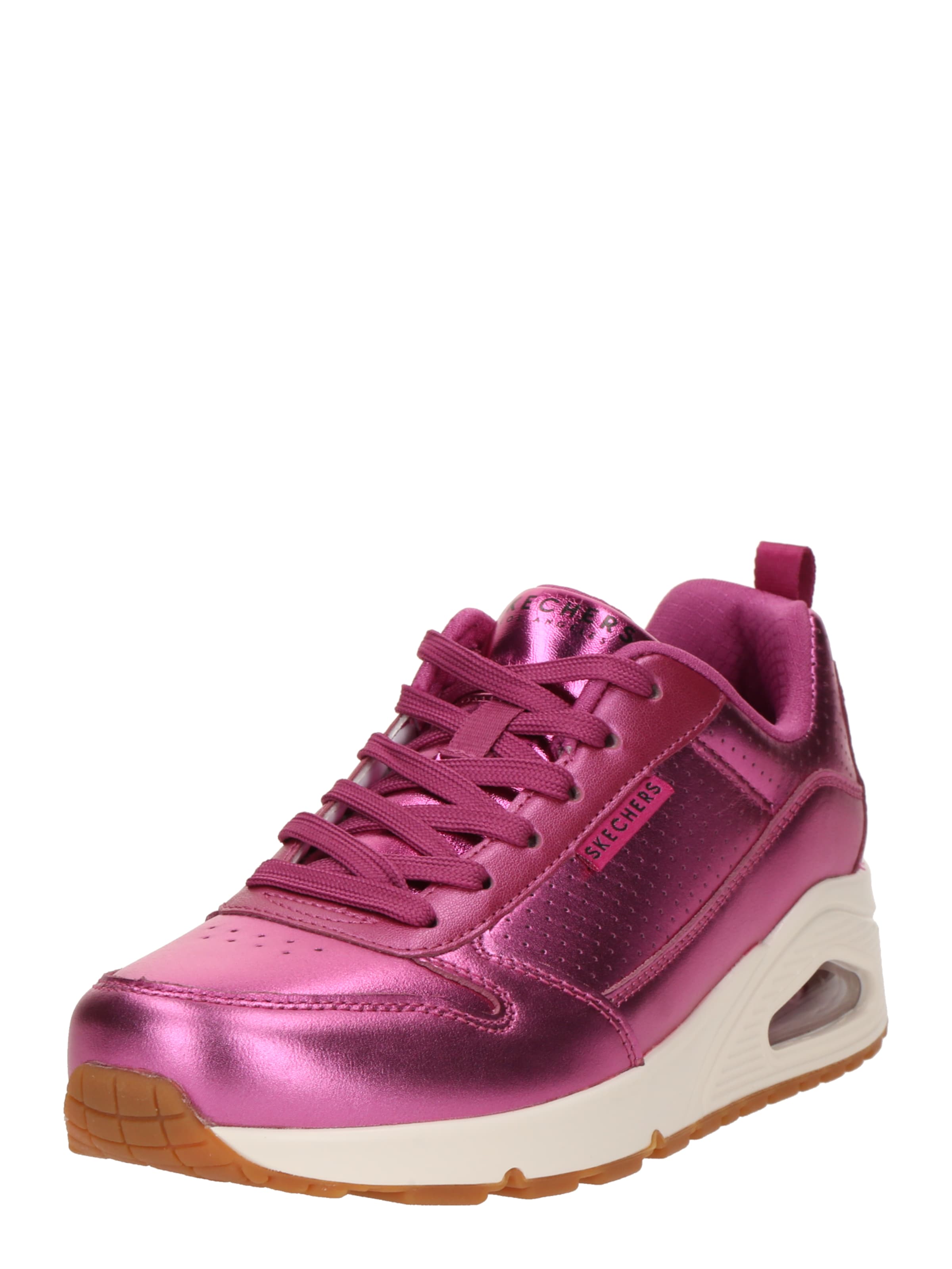 Sneaker bassa 'UNO' di SKECHERS in lilla: frontale