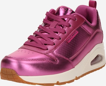 SKECHERS Platform trainers 'UNO' in Purple: front